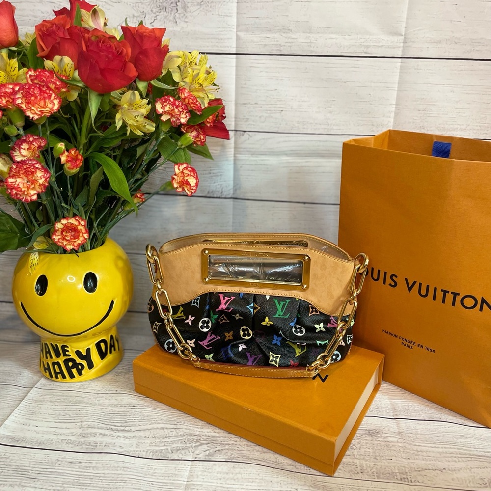 Louis Vuitton Judy PM Monogram Multicolor Blanc